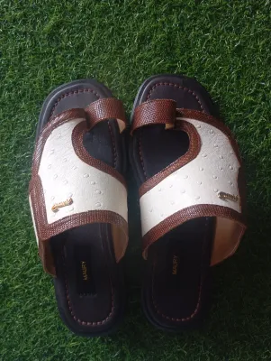 Mauri DualTone White Brown Luxe Shoes Sleek dual-tone Mauri shoes combining white and brown for modern luxury styling