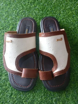 Mauri DualTone White Brown Luxe Shoes Sleek dual-tone Mauri shoes combining white and brown for modern luxury styling