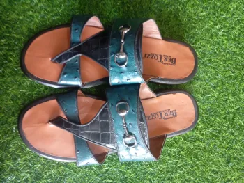 Bertozzi GreenBlack Fusion Shoes Unique green-and-black colorway for bold fashion-forward shoe lovers