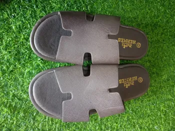 Hermes Grey Luxury Men’s Shoes Sleek grey Hermes shoes combining timeless style with premium leather quality