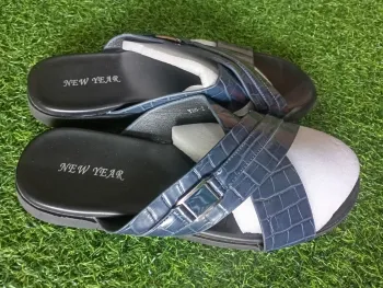 New Year Dark Blue Stylish Men’s Shoes Dark blue New Year shoes designed for standout elegance and modern comfort