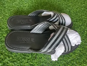 Rossi Ash & Black Premium Loafers Elegant ash-and-black Rossi shoes crafted for luxury and long-lasting wear