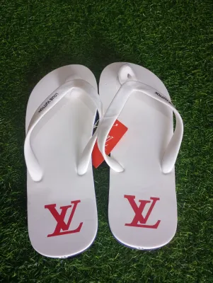 Louis Vuitton Palm Shoe White Luxury Men’s Shoes Premium white Louis Vuitton shoes combining elegance and designer style