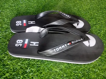 Tommy Hilfiger Palm Shoe Black Designer Shoes Sleek black Tommy Hilfiger shoes crafted for premium urban and formal style